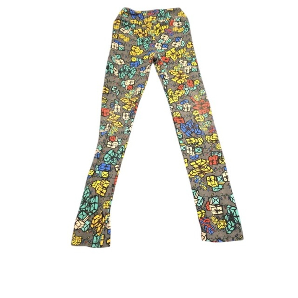 LuLaRoe Christmas Leggings JUNIORS XL